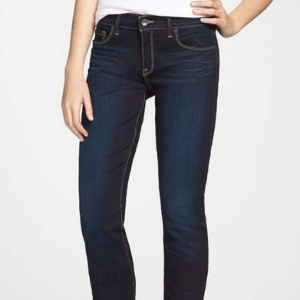 Lucky Brand Jeans, Sofia Skinny Size 6 / 28 Ankle Length (Dark Resin Rinse)
